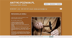 Desktop Screenshot of antyki-poznan.pl